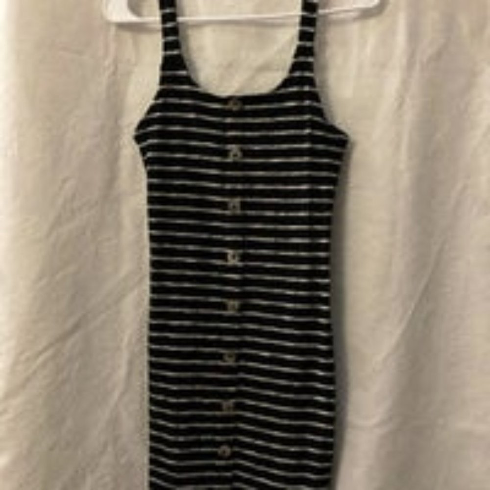 Aeropostale Notched Scoop Neck Dress